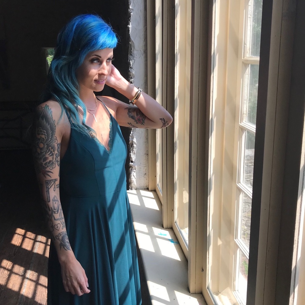 Lulu's bridesmaid gown dress